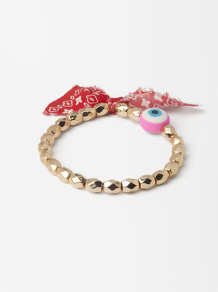 Bracelet Élastique Avec Oeil, Multicolore, hi-res