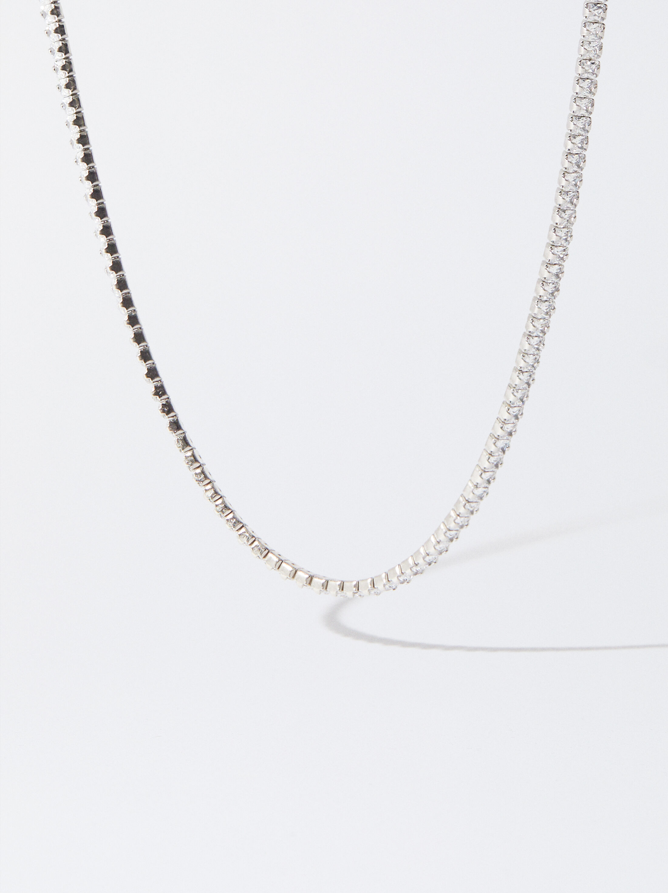 Collaret personalitzat d'argent 925 amb zircònies image number 2.0