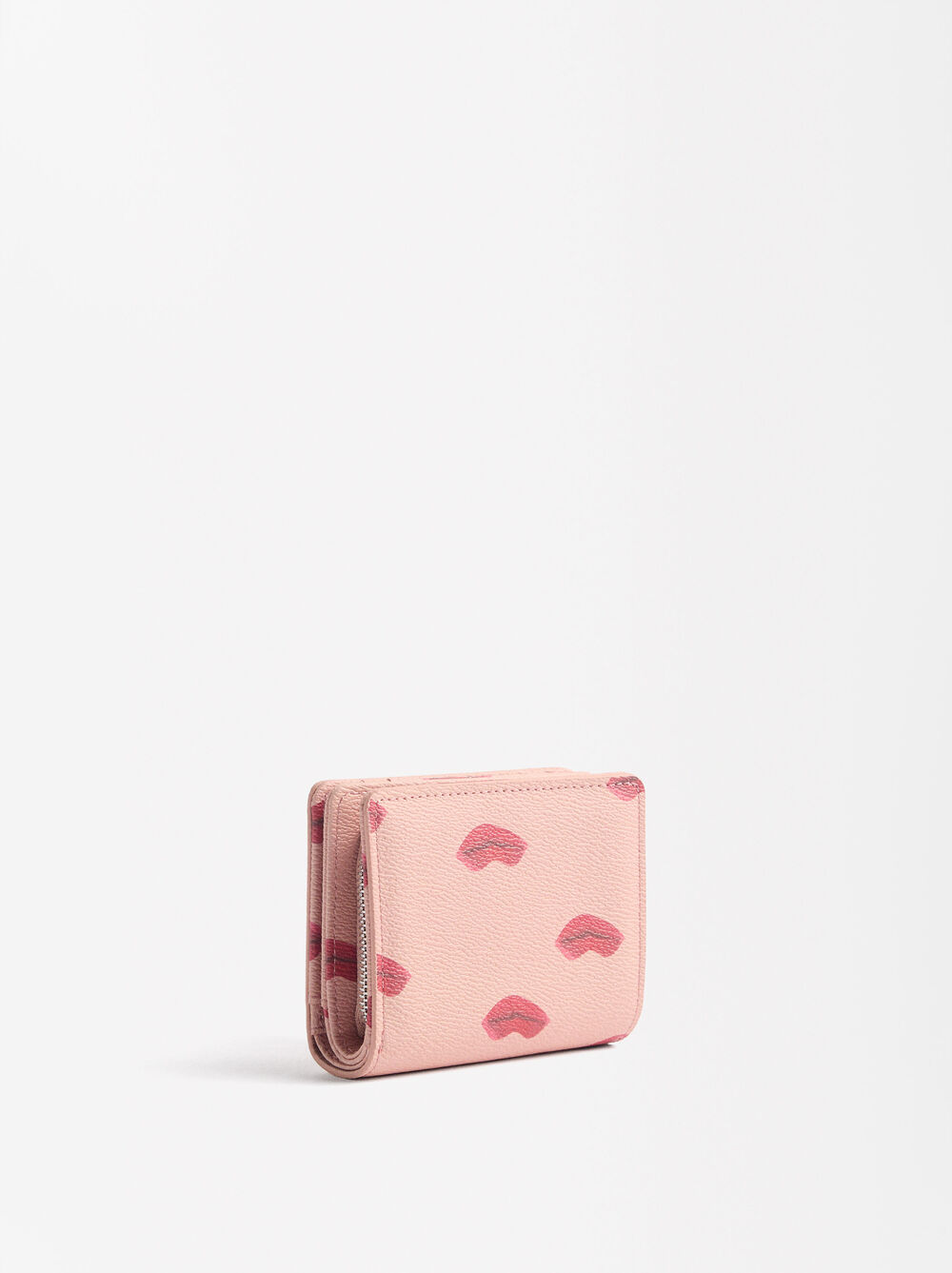 Printed coin purse with texture