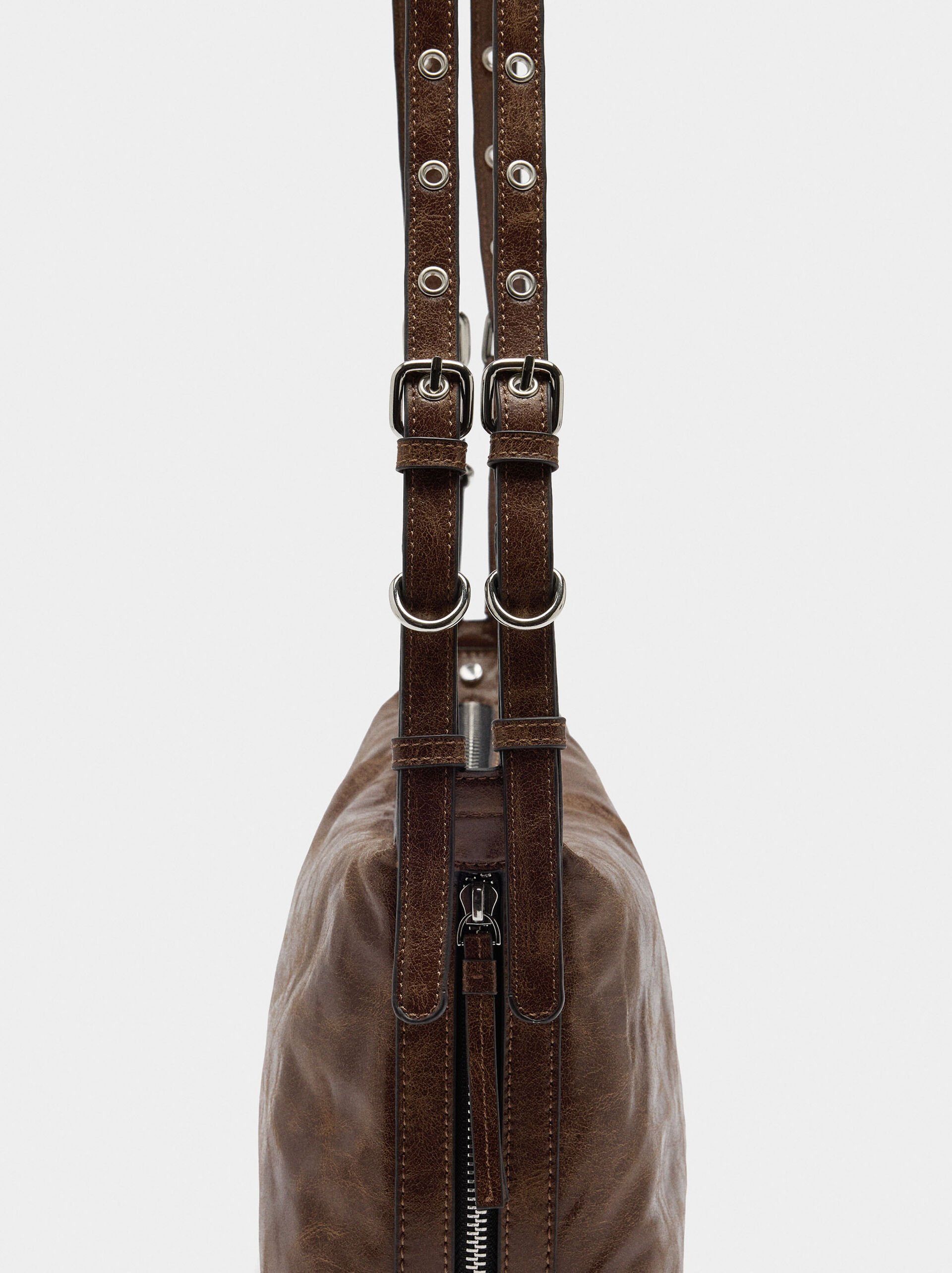 Shoulder bag with studs image number 1.0
