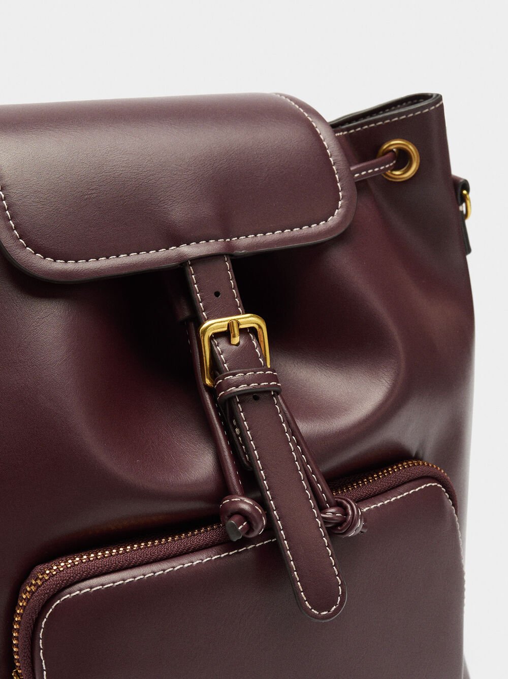 Backpack with crossbody bag strap