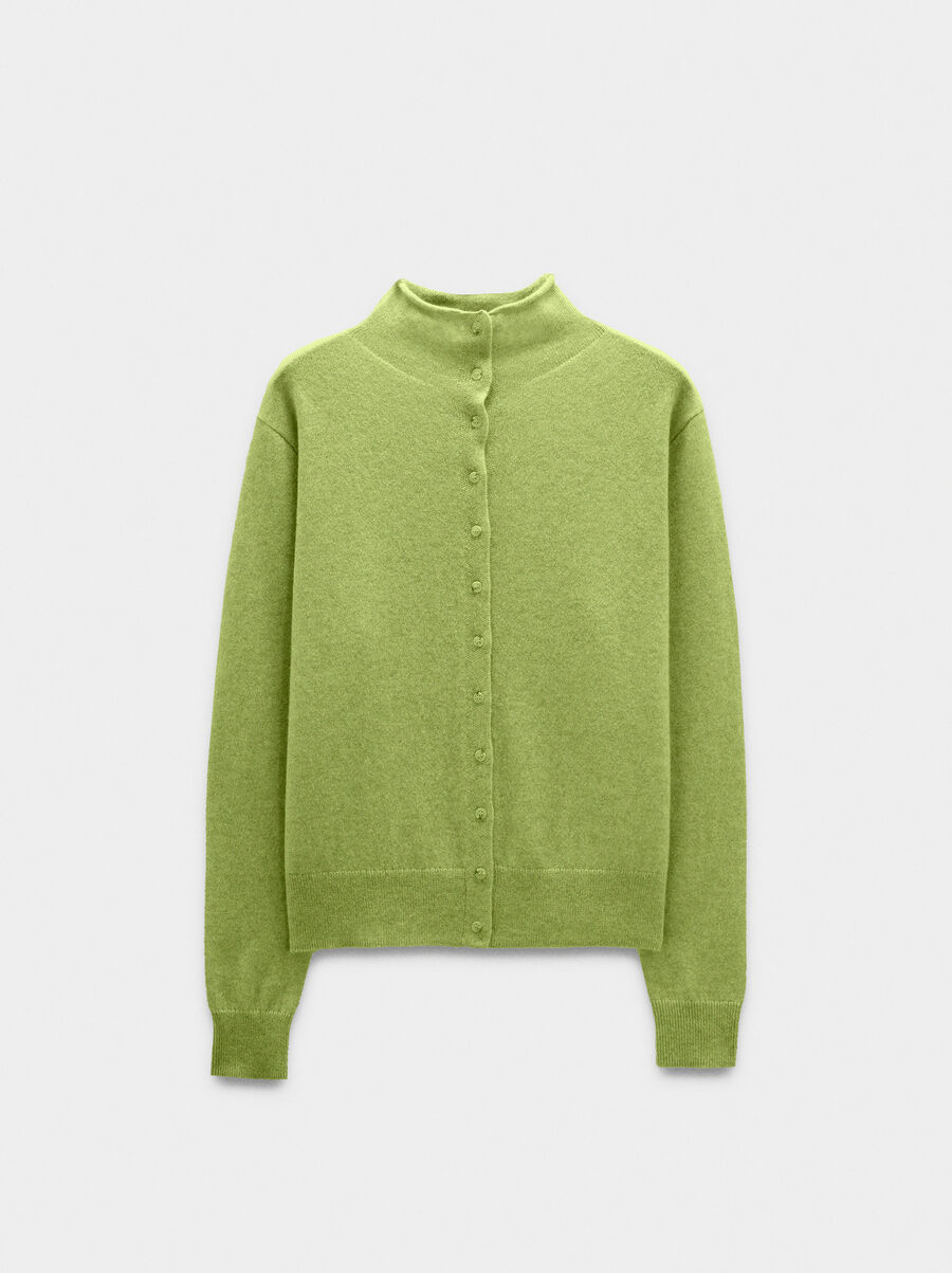 Cardigan with 100% cashmere