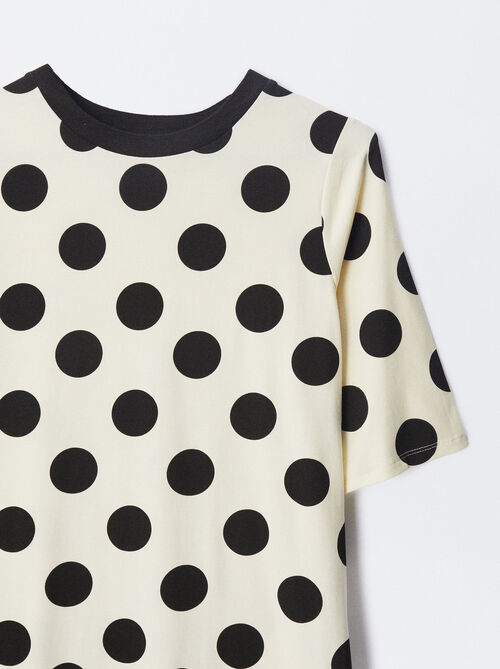 Online Exclusive - Polka Dot Midi Dress