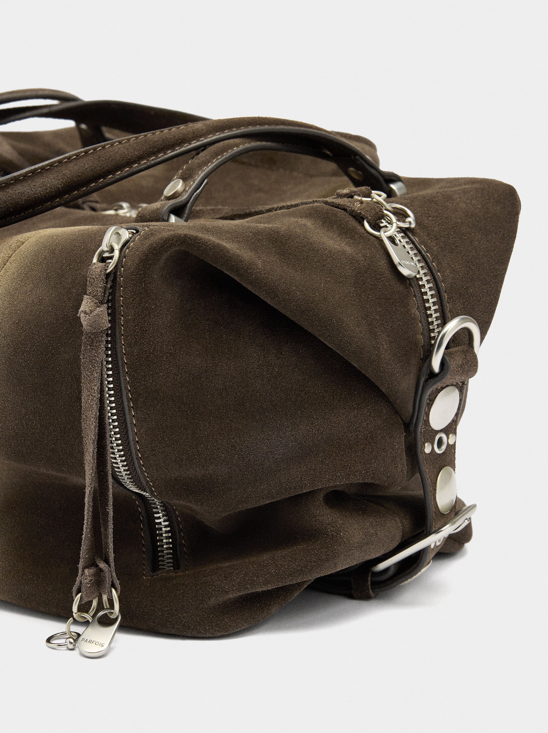 Leather tote bag image number 2.0