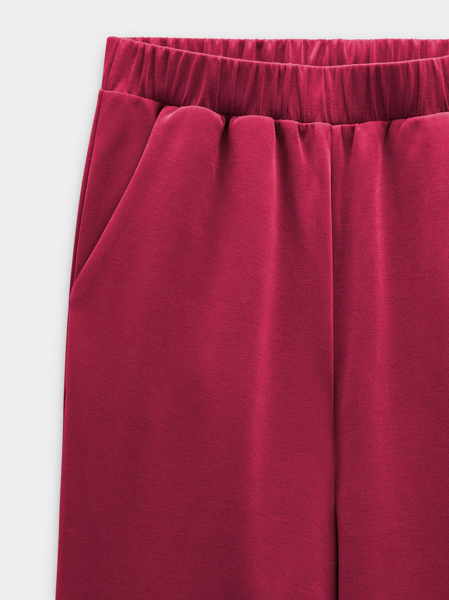 Pantalón con cintura elástica tacto suave