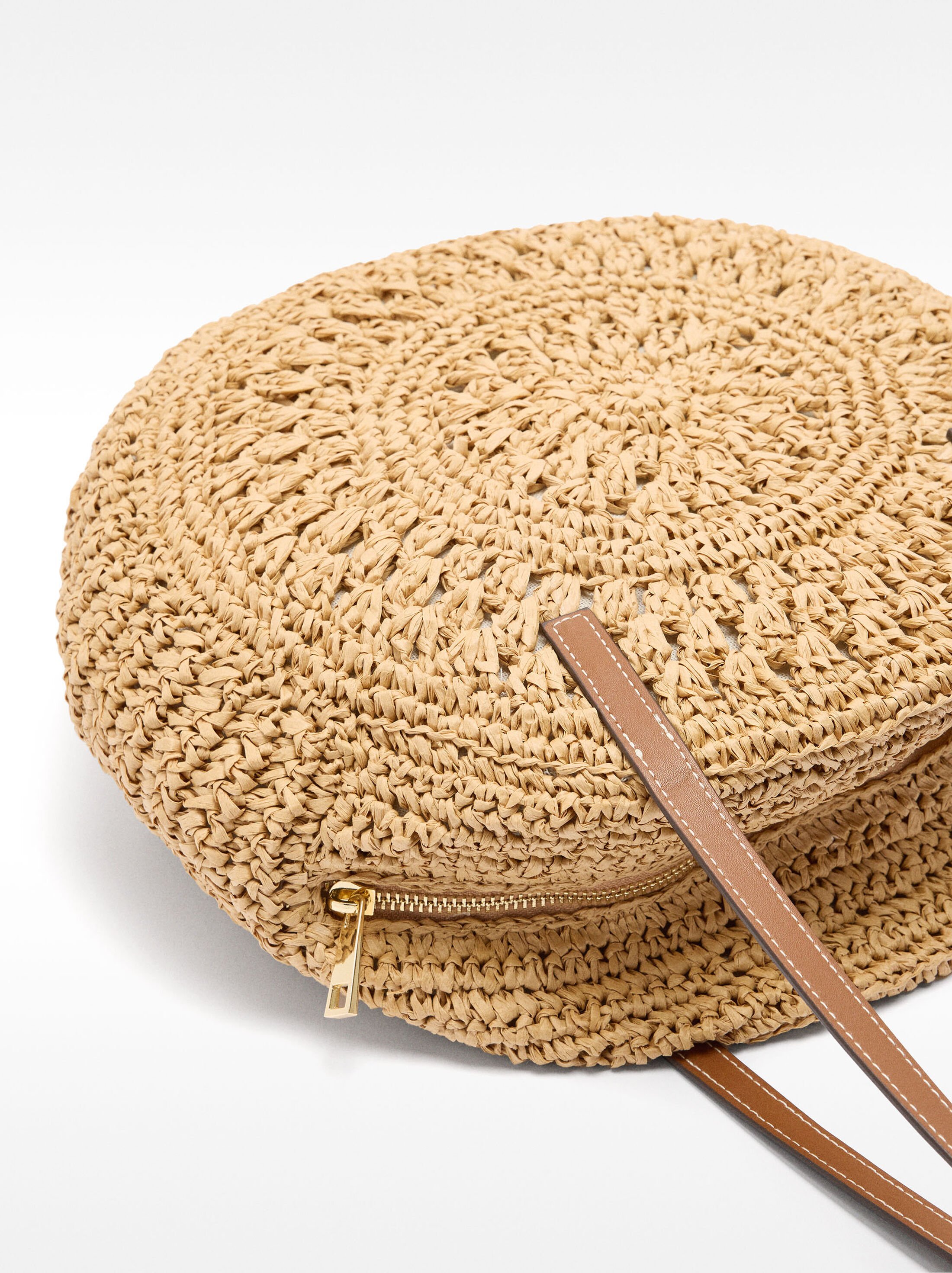 Bolso shopper efecto rafia image number 3.0