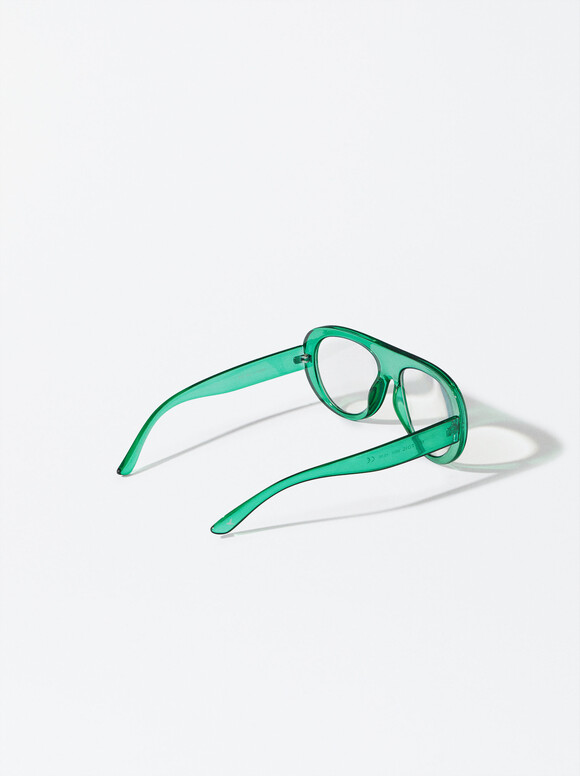 Graduated Reading Glasses 1.5 X, Green, hi-res