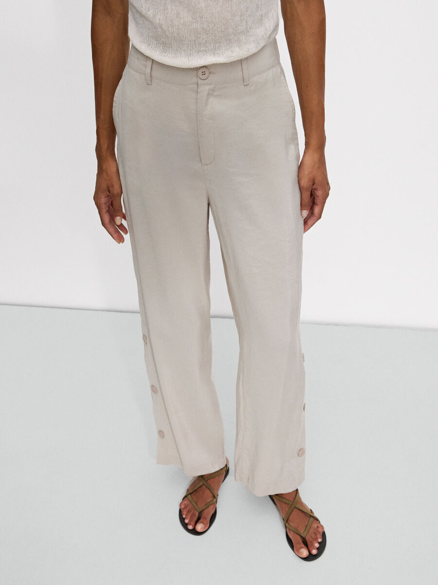 Flowy straight pants