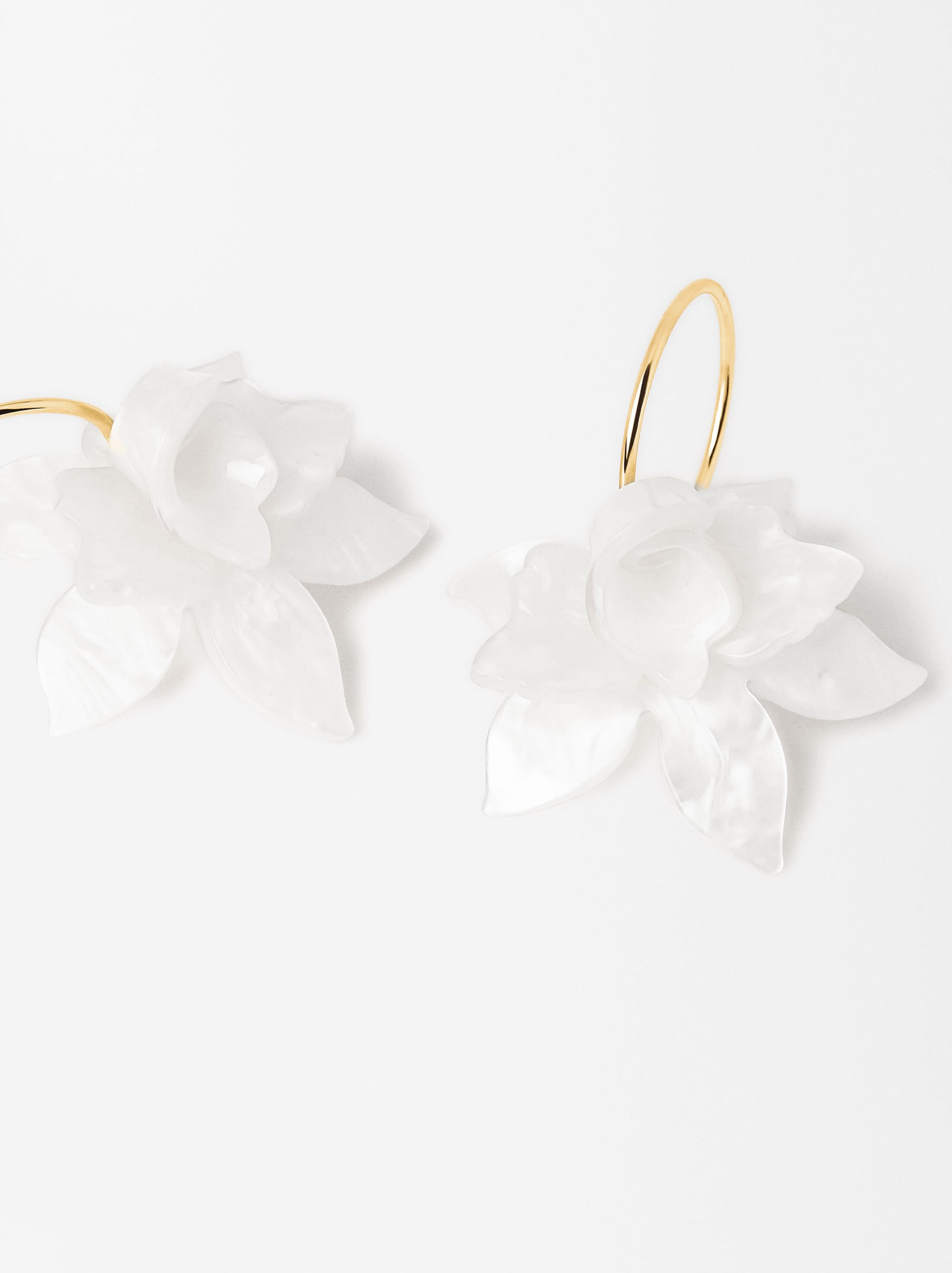 Argolas abertas com maxi flor image number 1.0