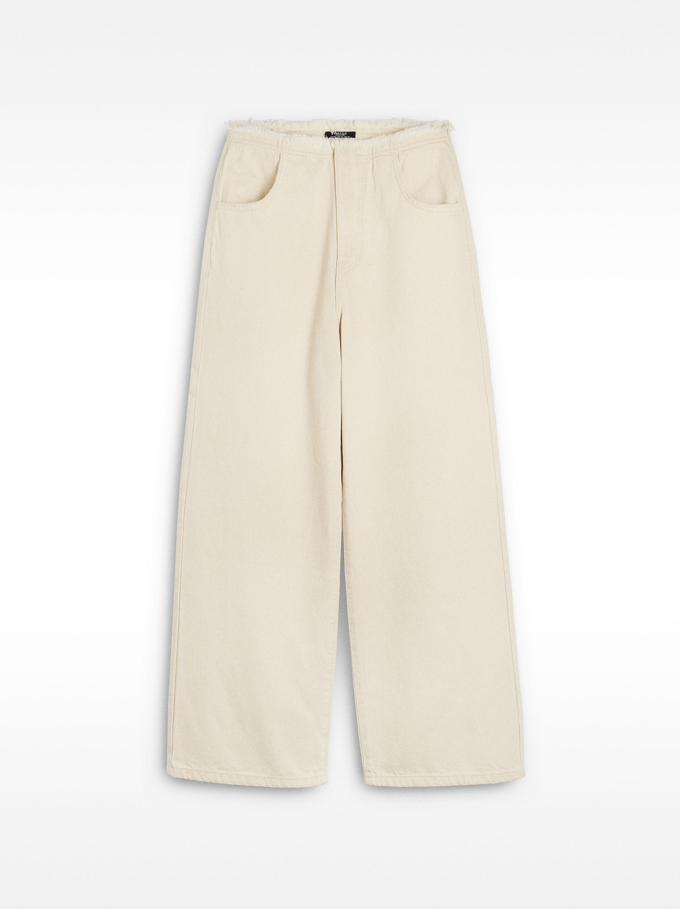 100% cotton denim trousers image number 5.0