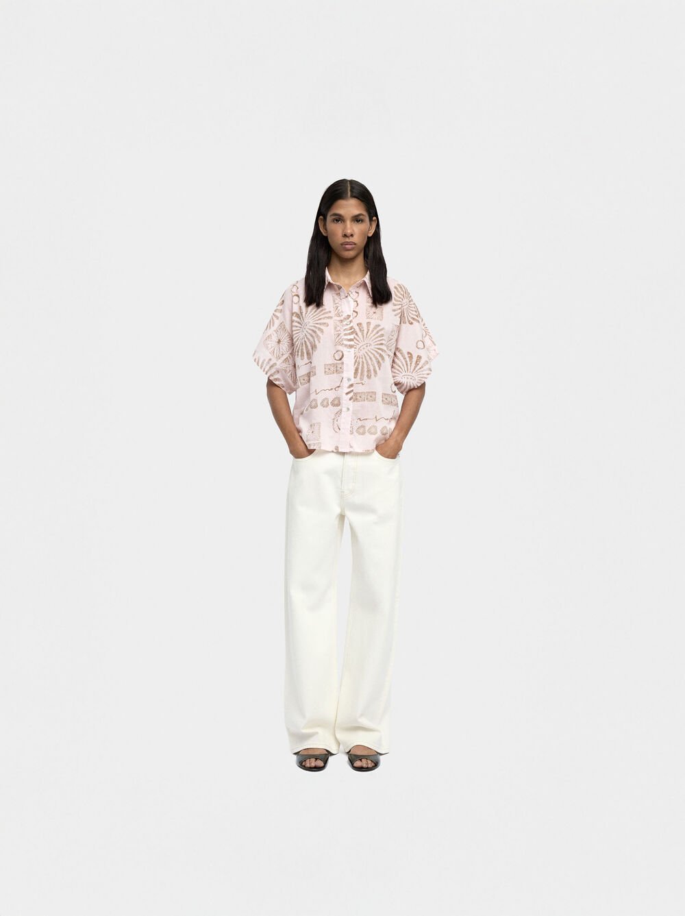 Printed shirt with 100% cotton