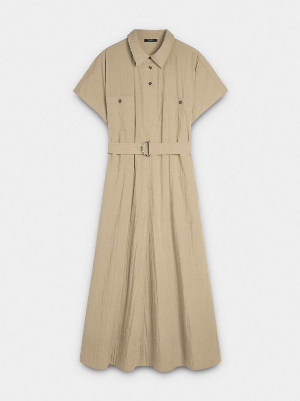 Vestido camisero midi