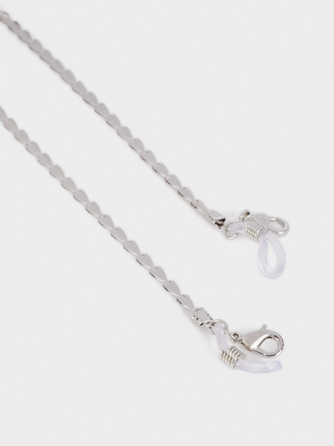 Chain For Face Masks Or Glasses, Silver, hi-res