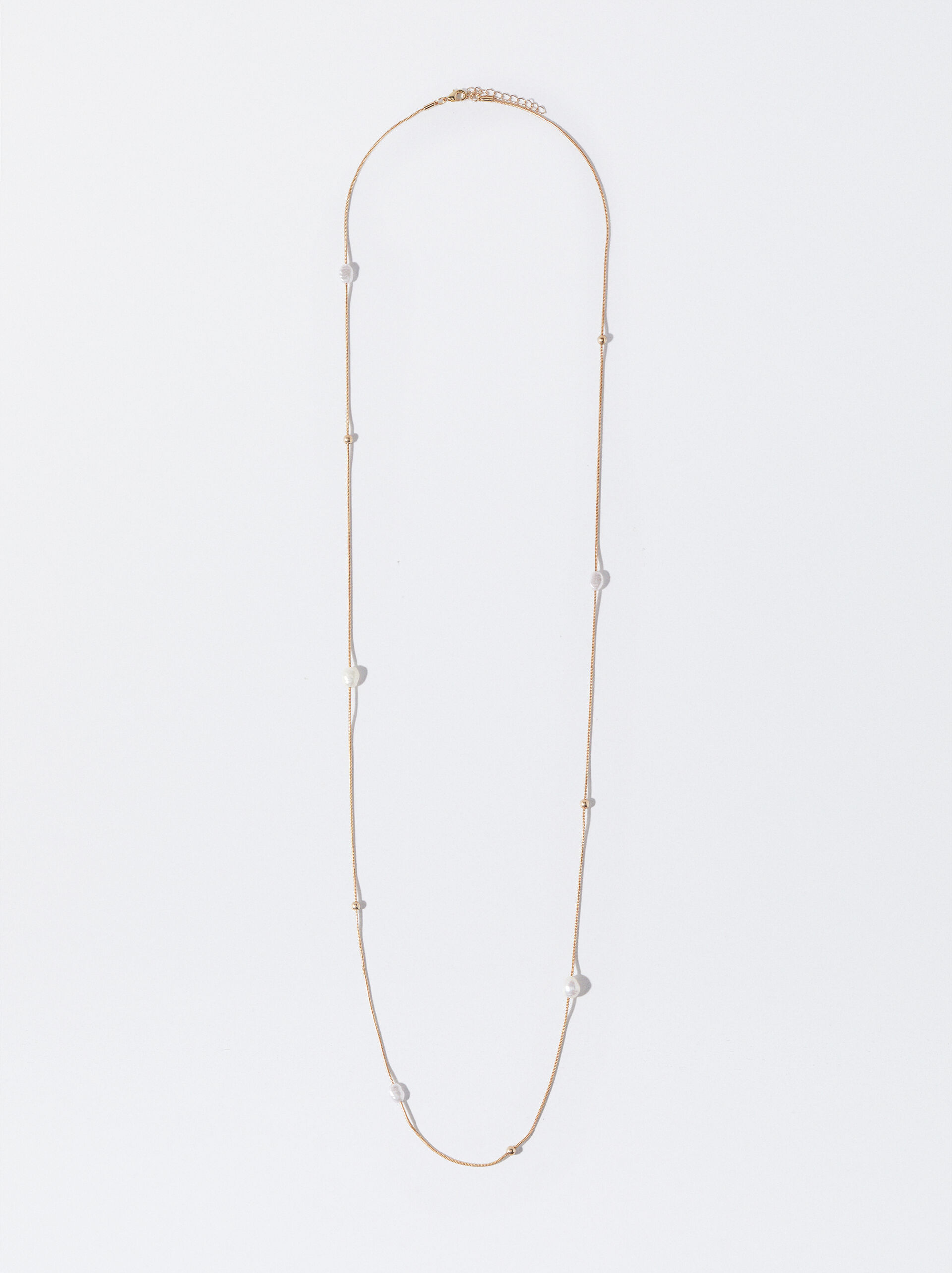 Set of necklaces with pearls image number 2.0