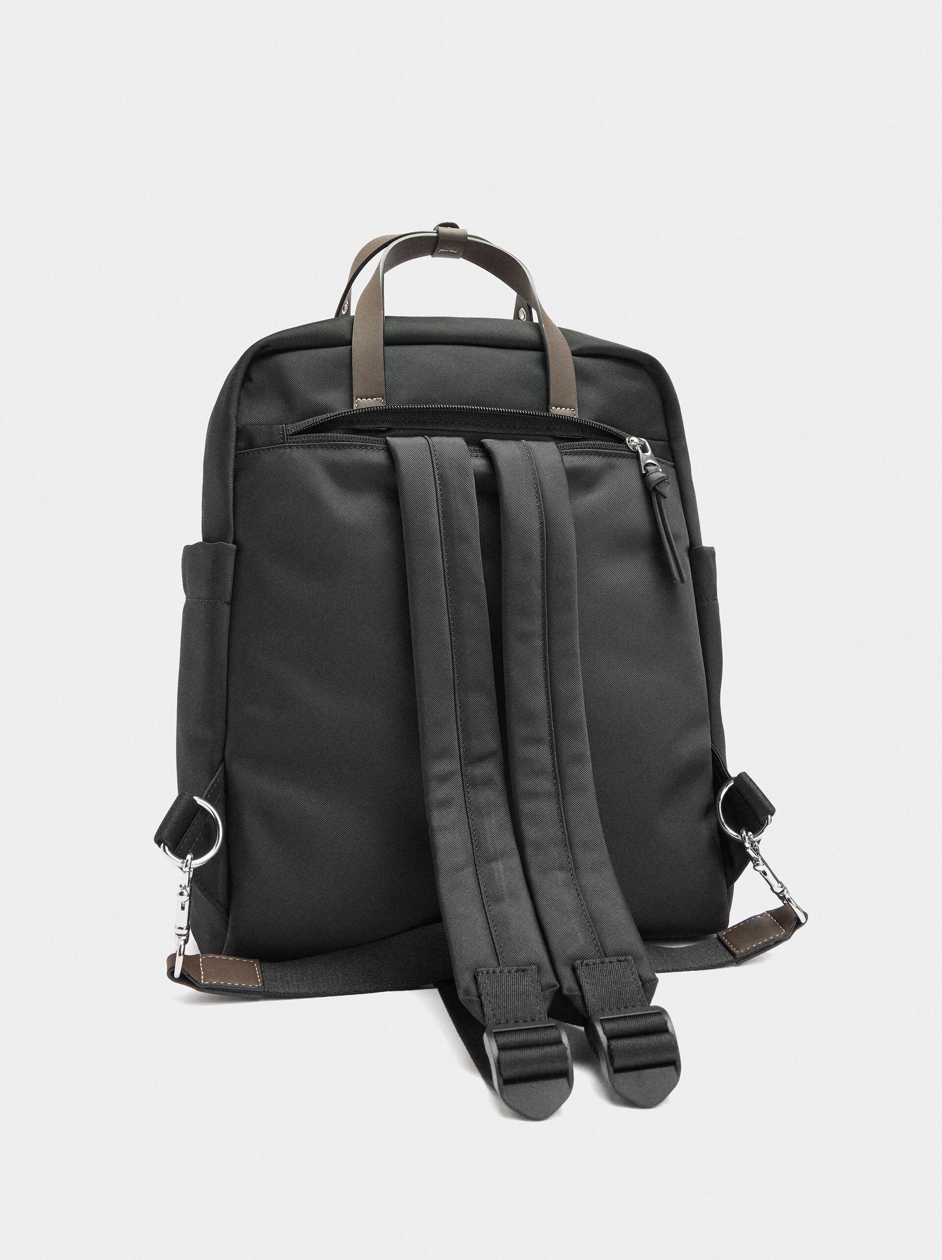 Backpack for laptop 13" with nylon  image number 2.0