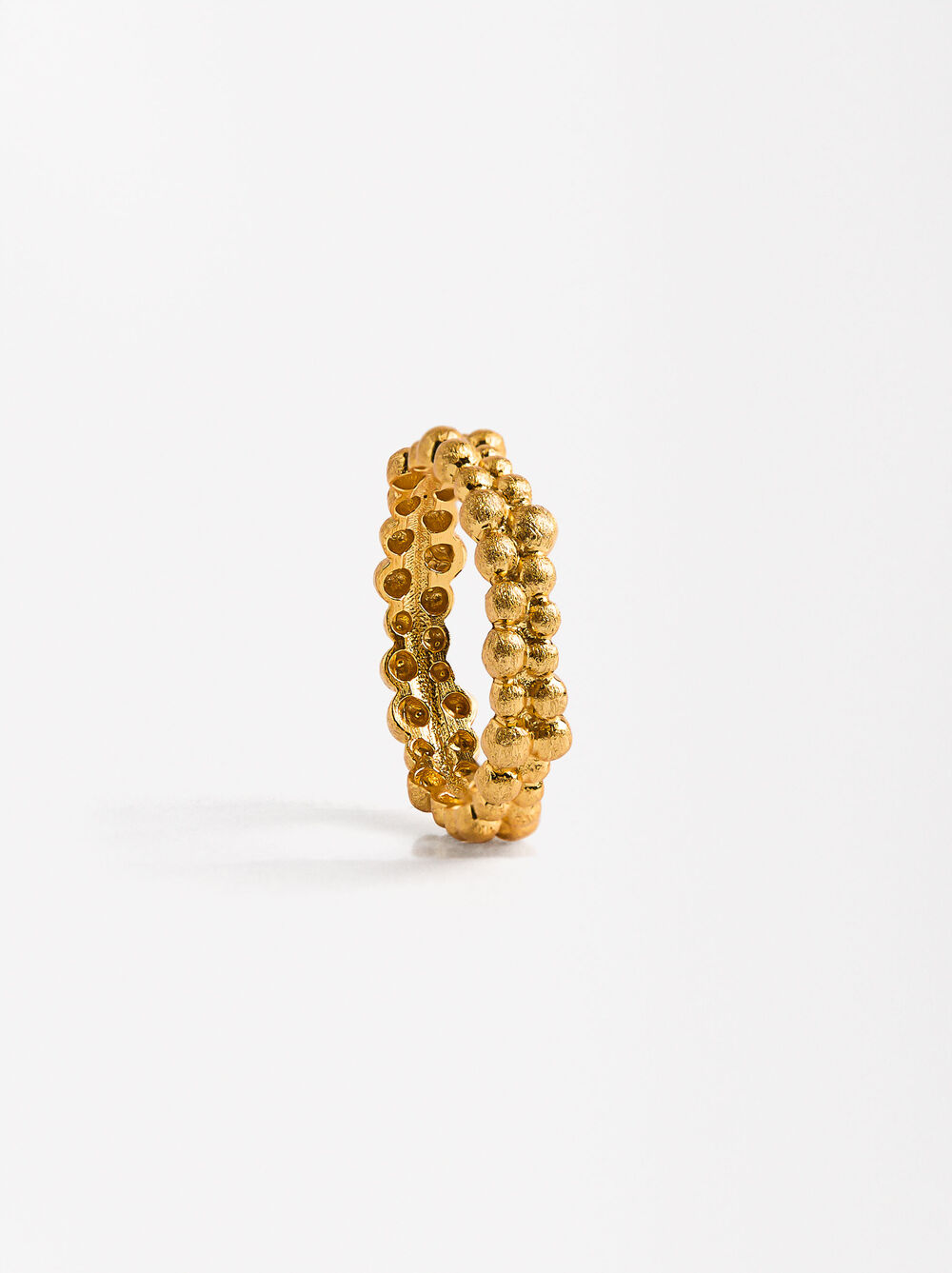 Gold ring - 925 sterling silver