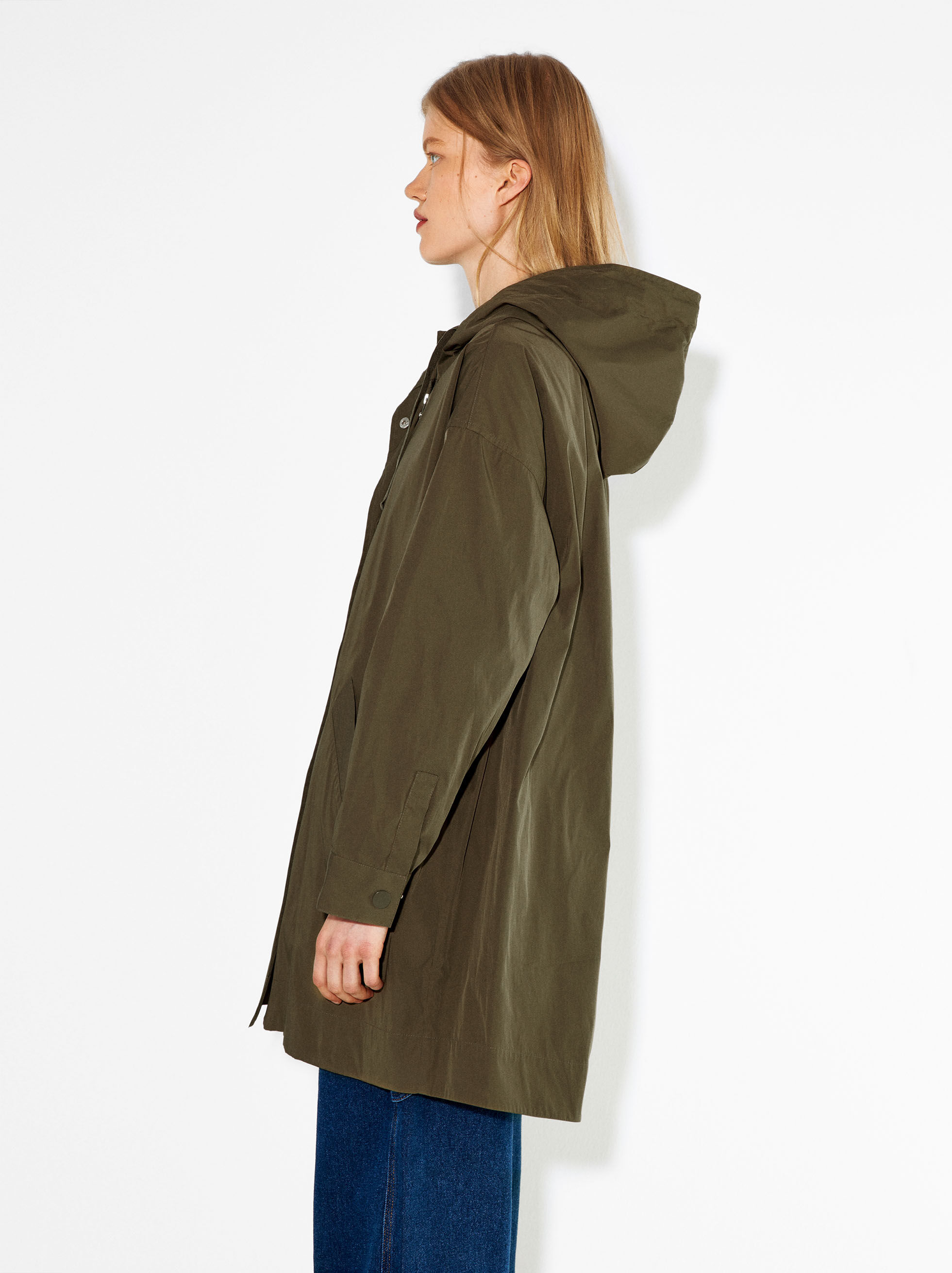 Cos long online hooded parka