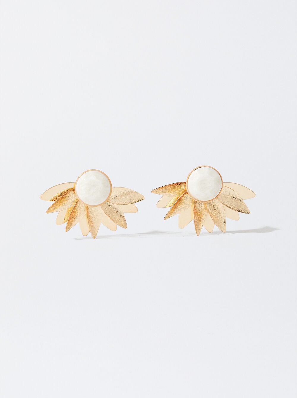 Flower Golden Earrings