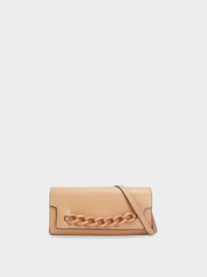 Handbag With Chain Detail, , hi-res