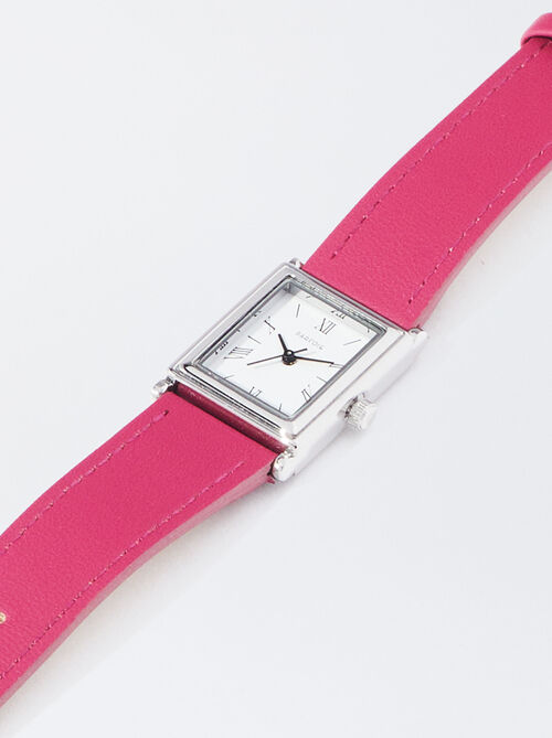 Square Case Stainless Steel Watch