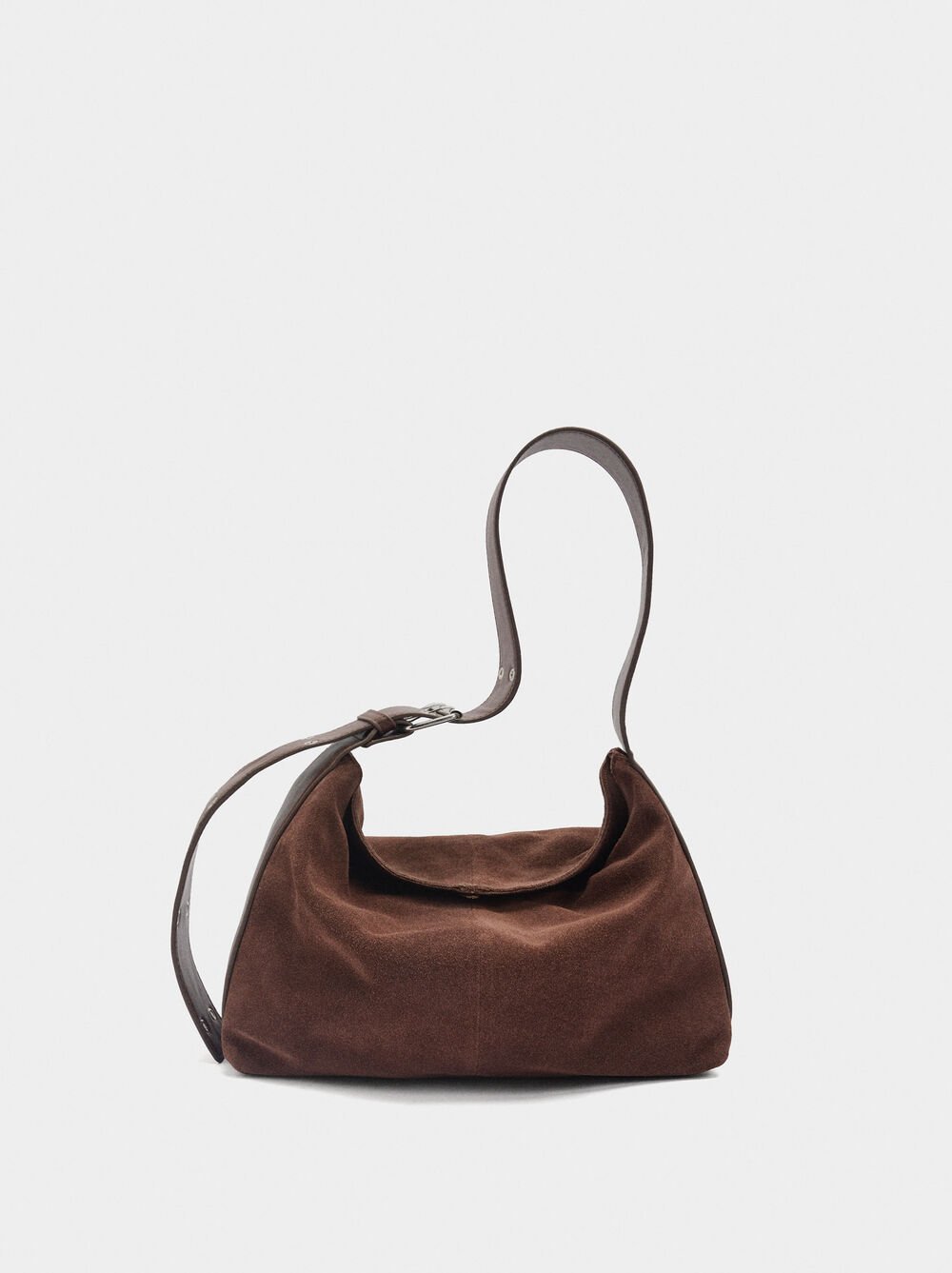 Sac à épaule en cuir suédé M