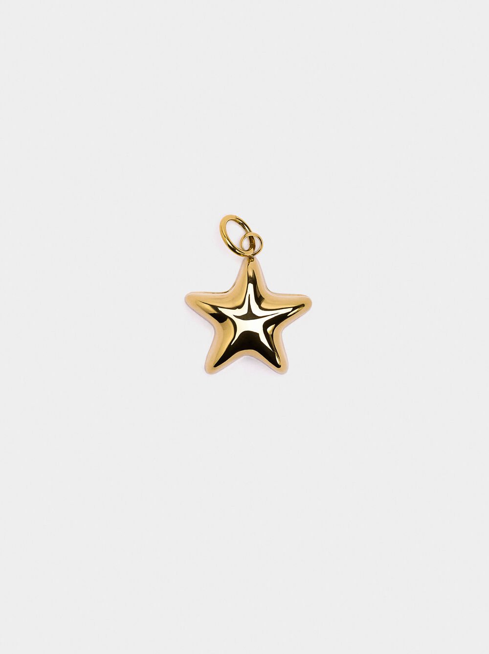 Star charm - stainless steel