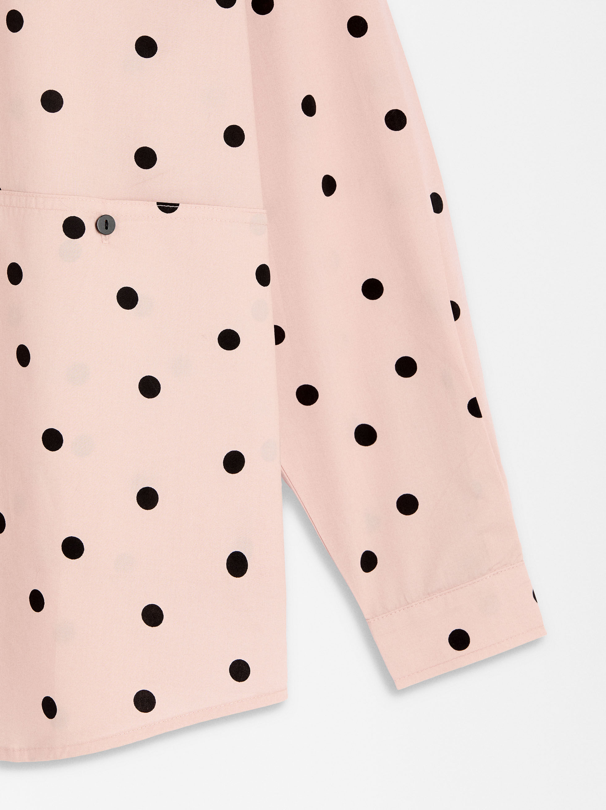 Camisa Algodon Lunares Rosa Parfois