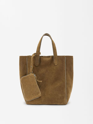 Leather Tote Bag With Pendant - Limited Edition image number 0.0
