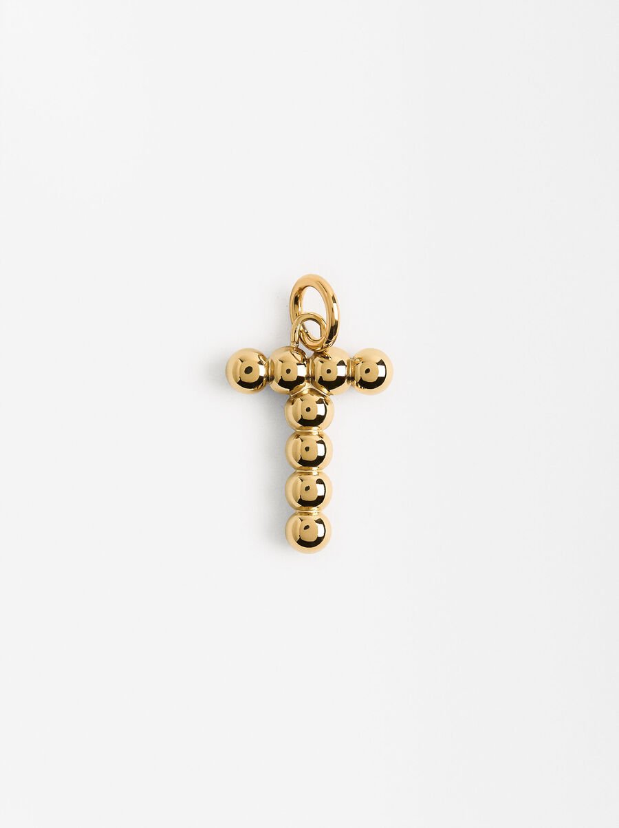 Stainless steel charm letter