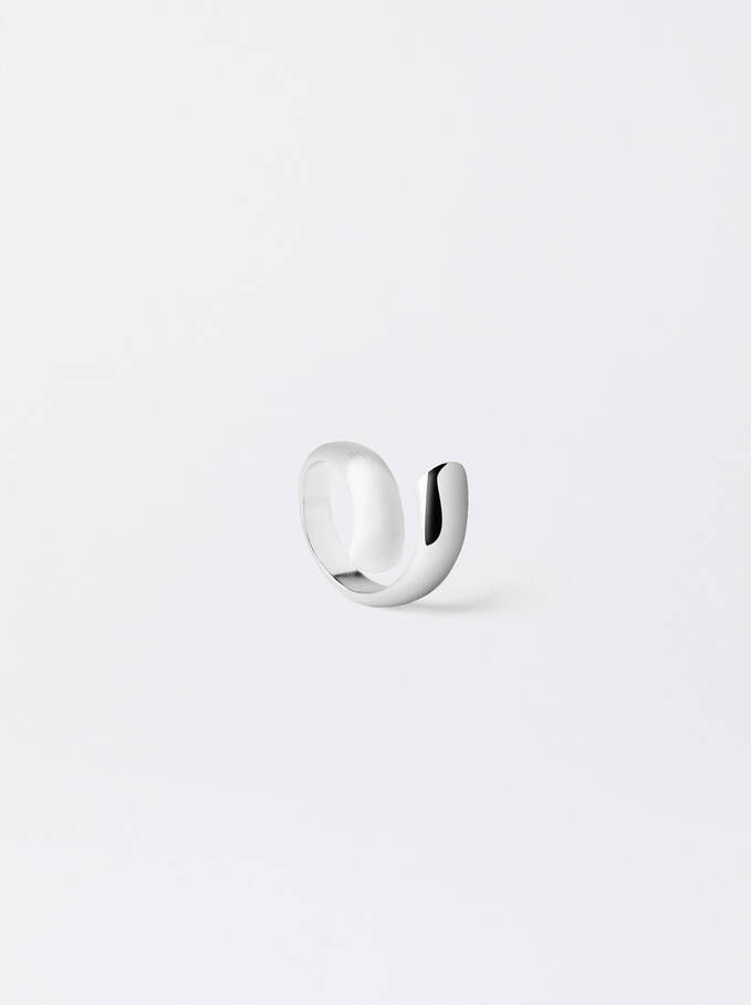 Brushed Silver Ring, Silver, hi-res