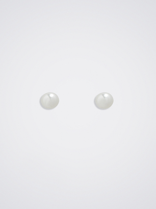 Earrings With Pearls, Beige, hi-res
