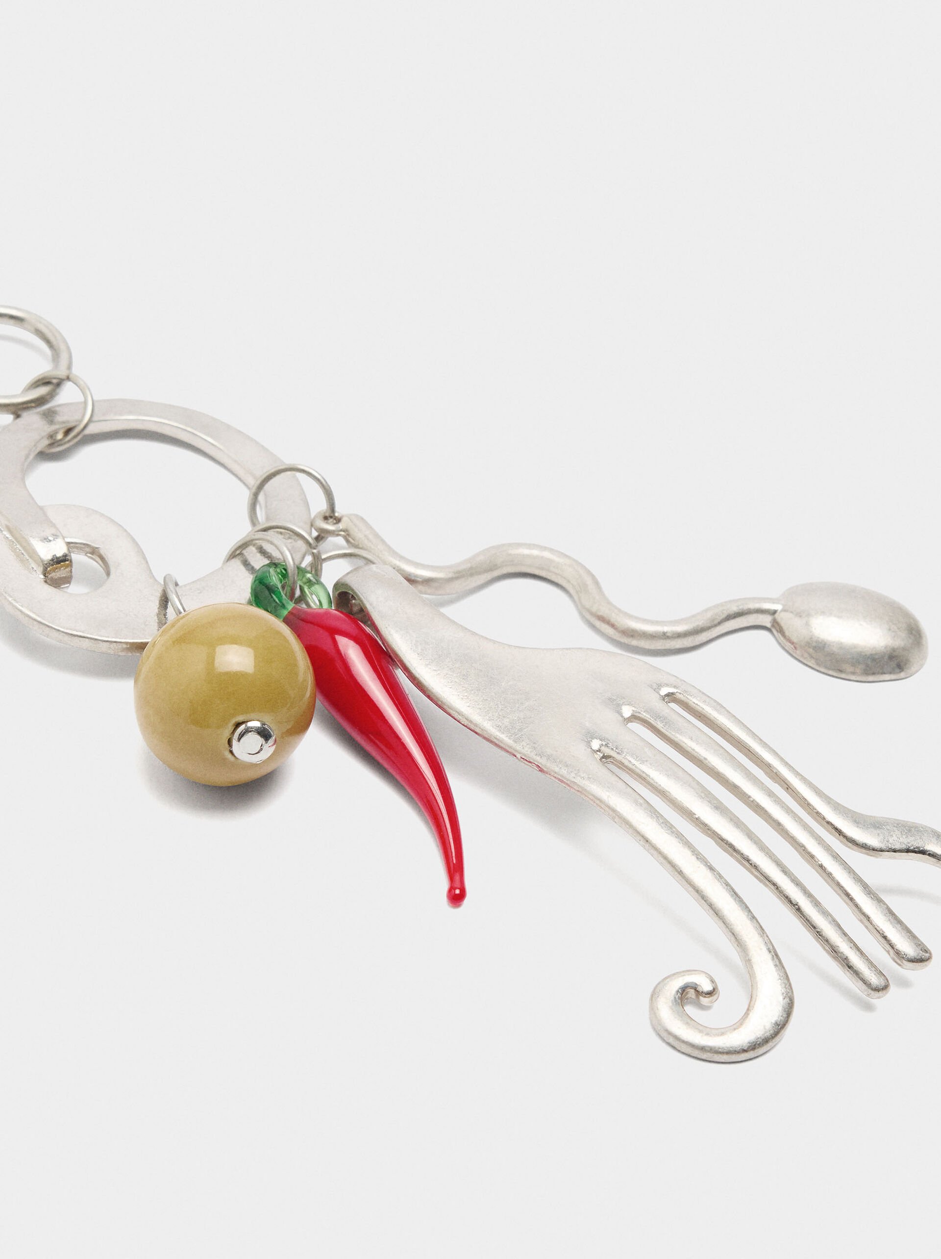 Schlüsselanhänger Charm Gabel image number 1.0