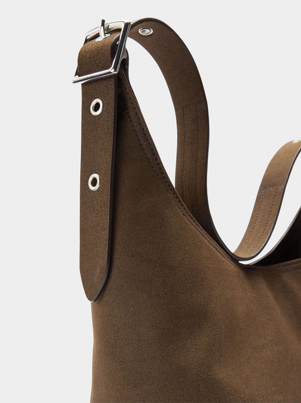 Sac à épaule avec effet cuir