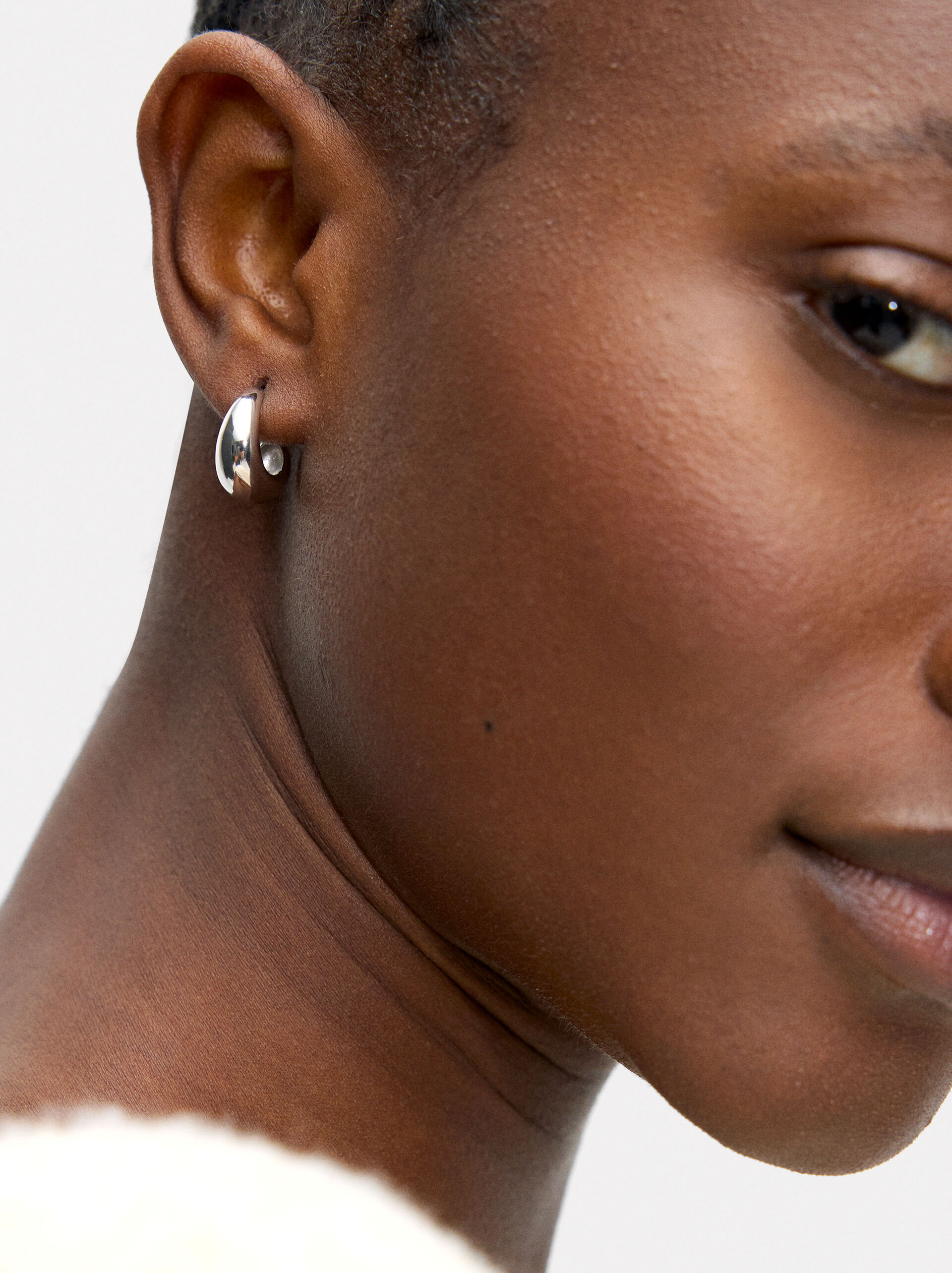 Oval earrings - 925 sterling silver image number 1.0