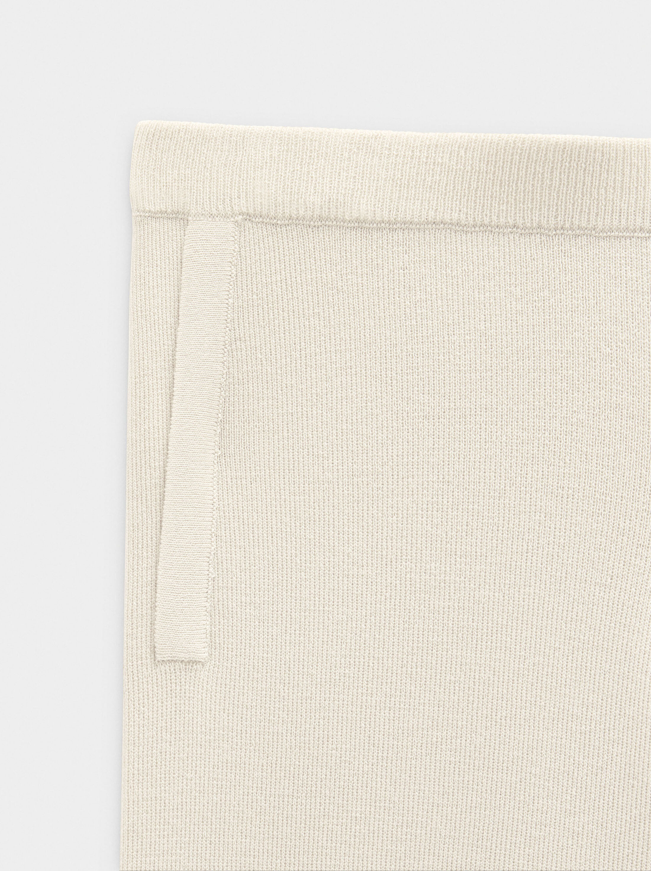 Elastic waist knit trousers image number 5.0