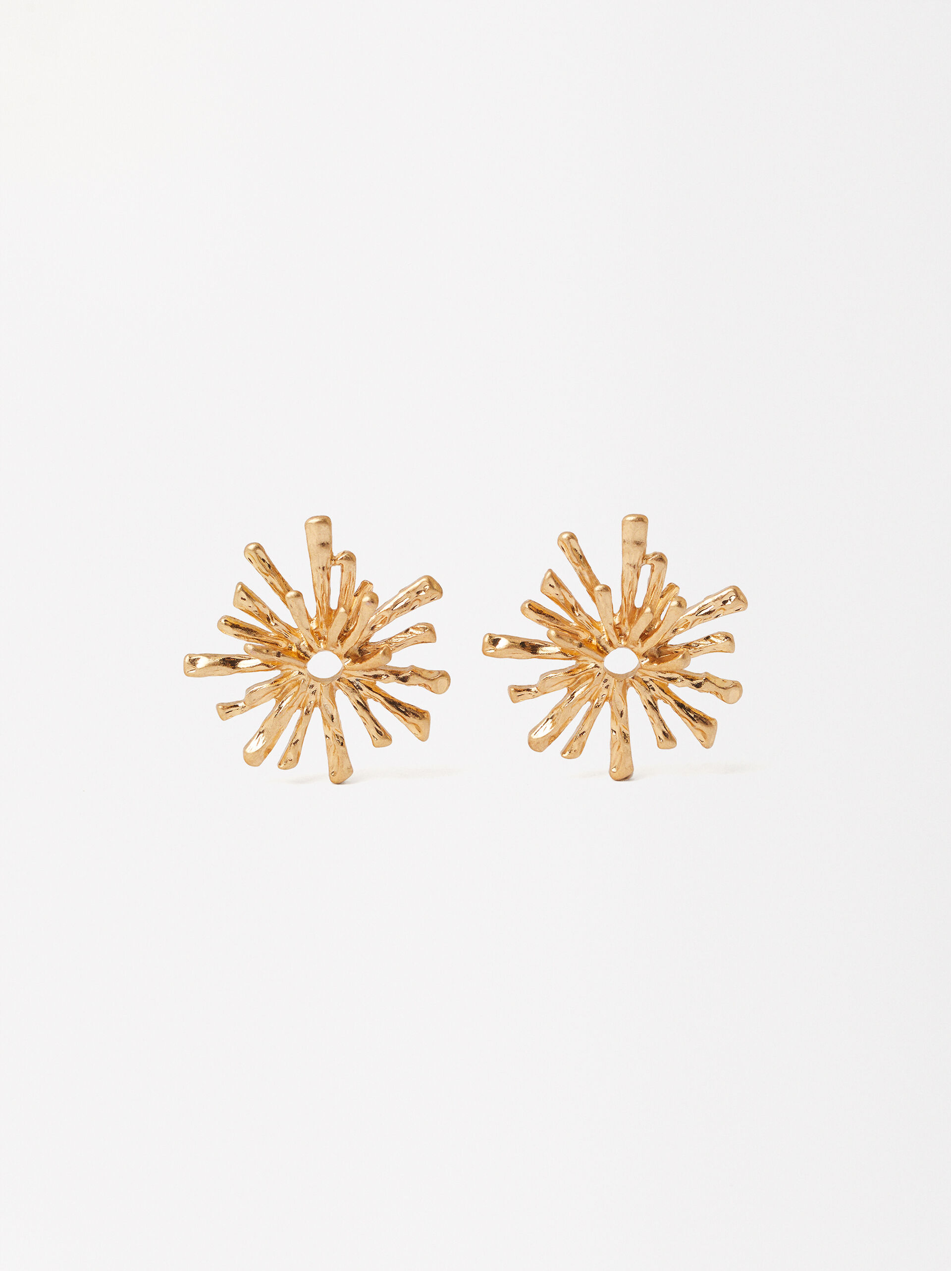 Sea Urchin Gold Earrings image number 0.0