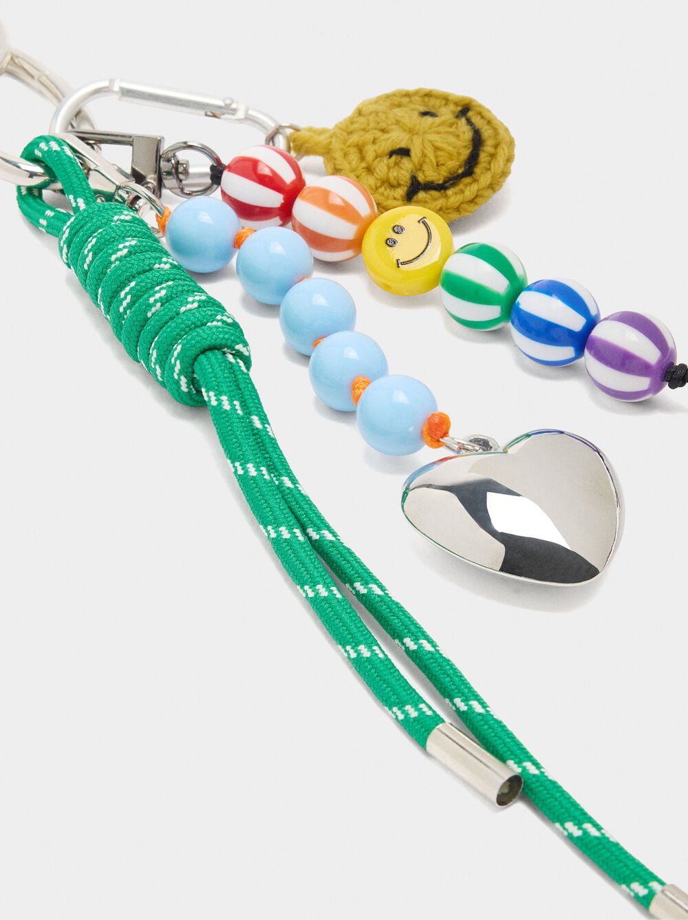 Keychain charm happy face