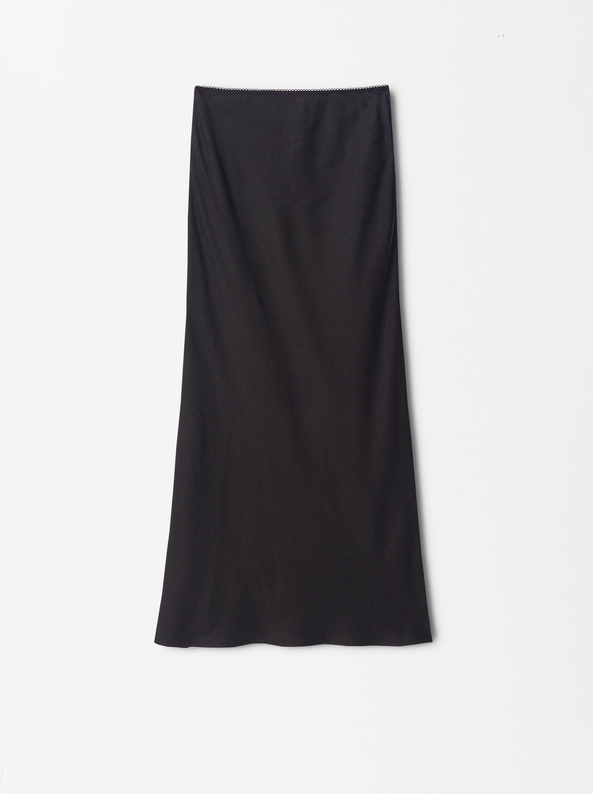 Midi Skirt With Elastic Waistband image number 4.0