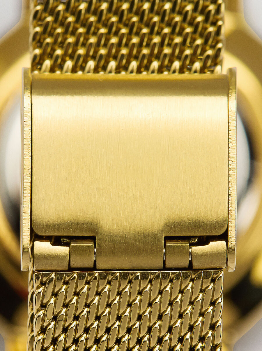 Stainless steel mesh watch