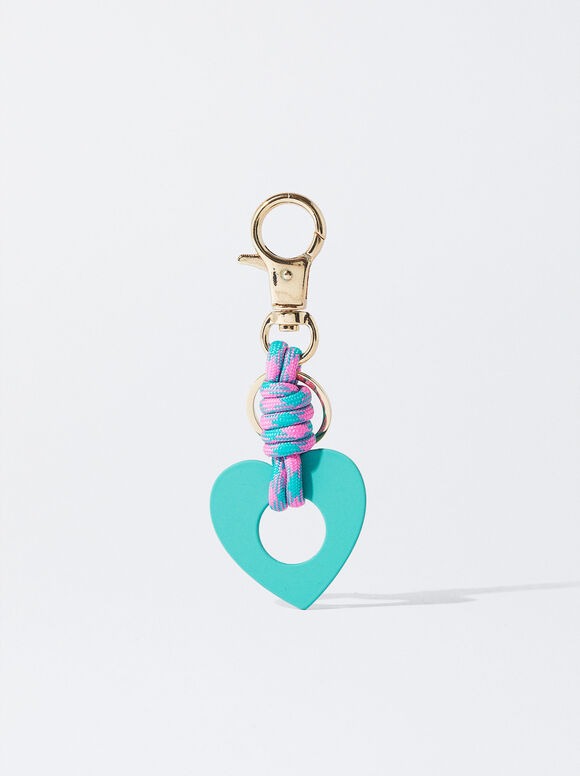 Heart Key Chain, Multicolor, hi-res
