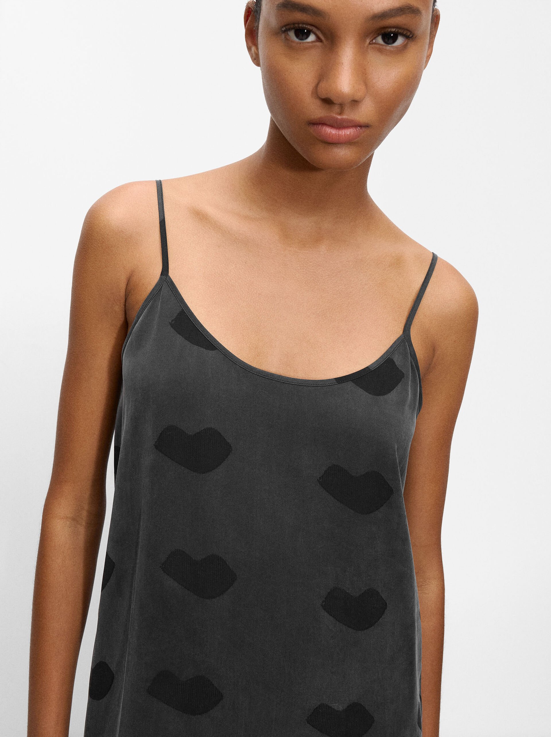 Robe longue à imprimé
