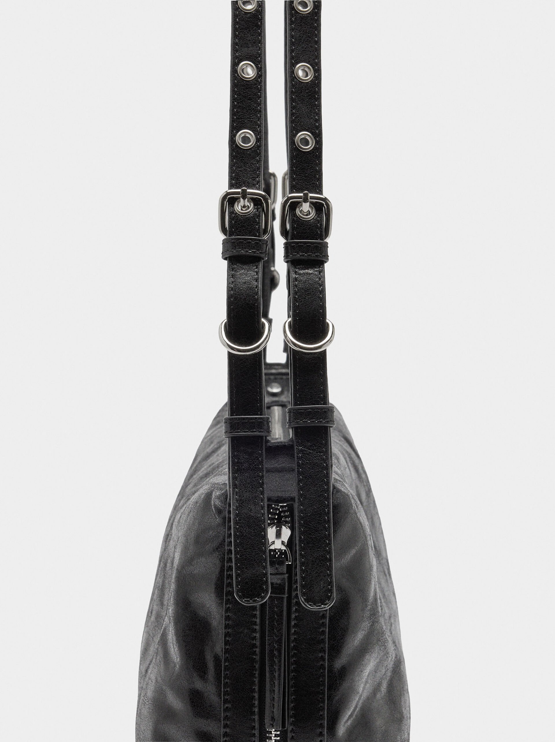 Shoulder bag with studs image number 1.0