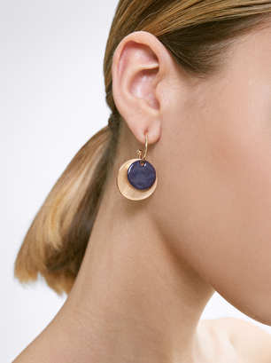 Golden Earrings, Blue, hi-res