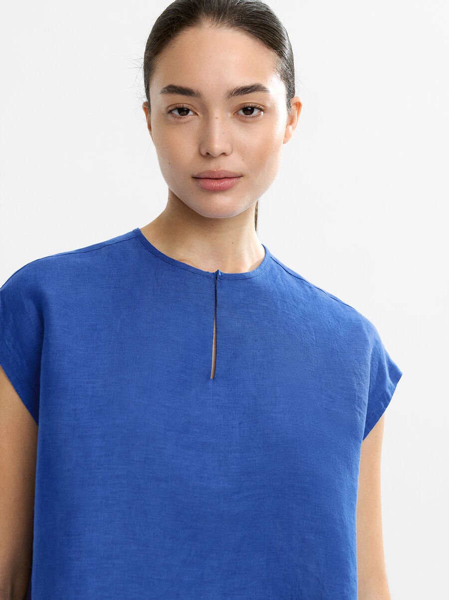 100% linen top