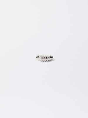 Striped Gold Ring