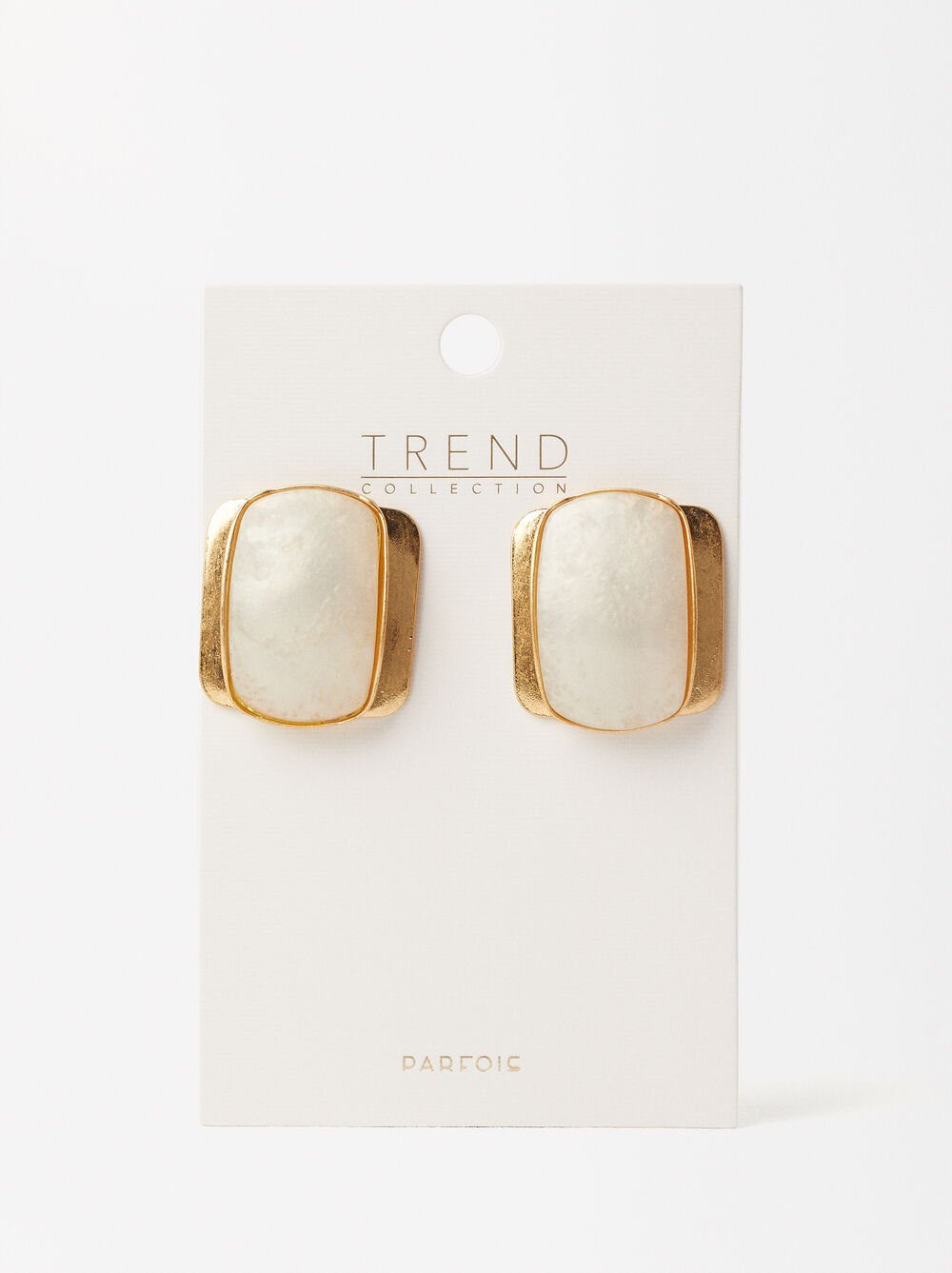 Golden Resin Earrings