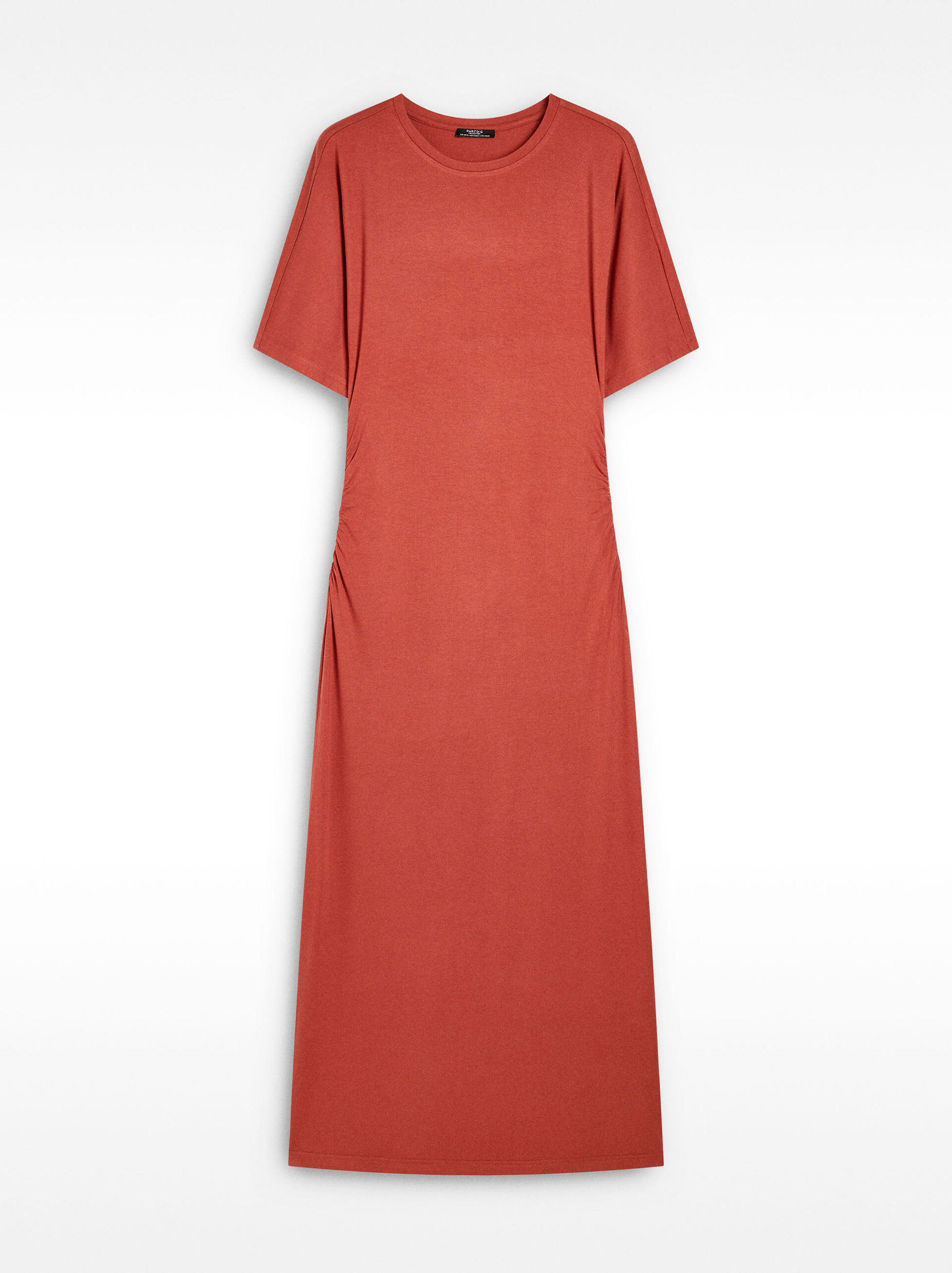 Long dress with gathering image number 4.0