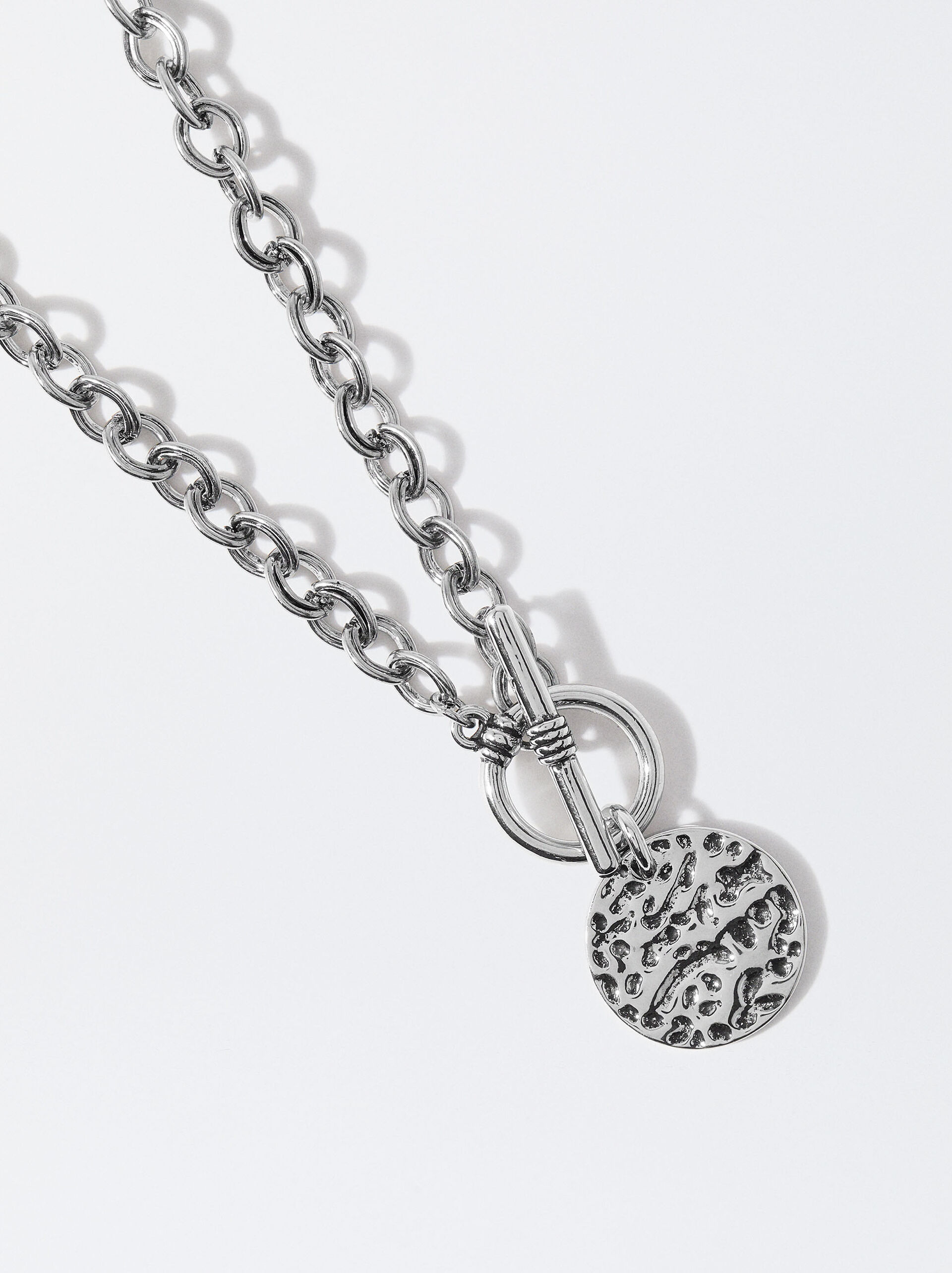 Silver-Plated Necklace With Pendant image number 1.0