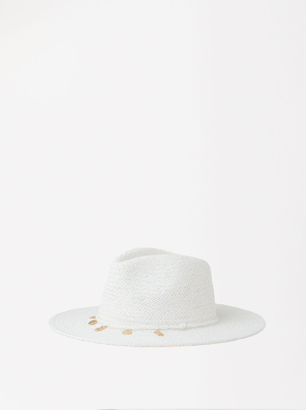 Straw-Effect Hat