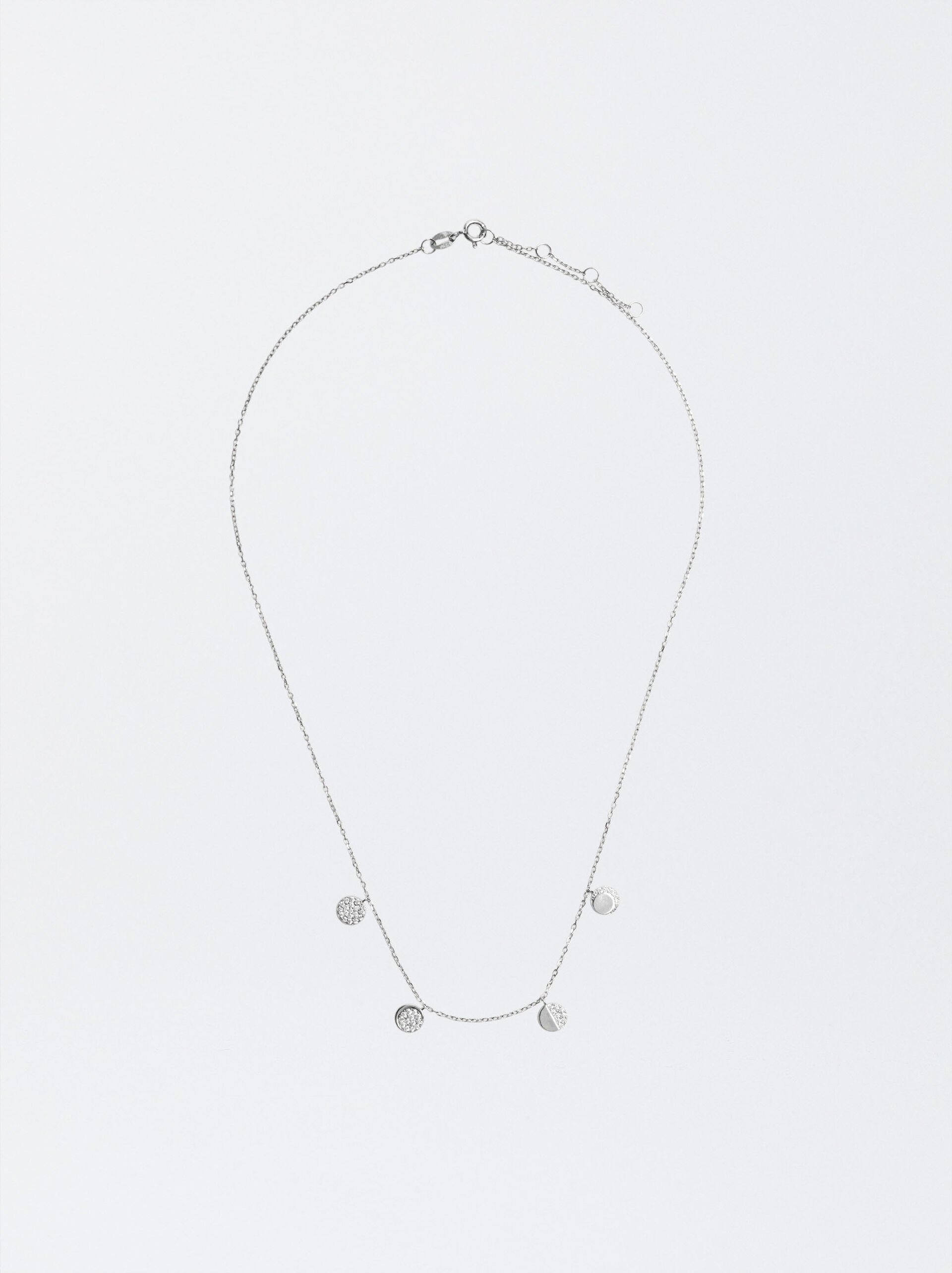 925 silver necklace with zirconia image number 0.0
